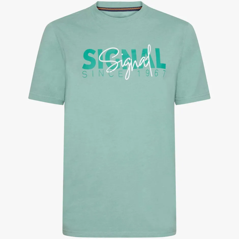 miesten t-paita, OWEN PRINT TEE>Signal New