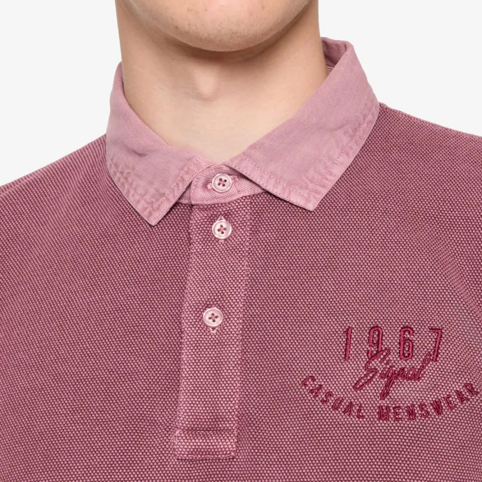 Singal miesten pikeepaita, OSCAR BADGE POLO>Signal Hot
