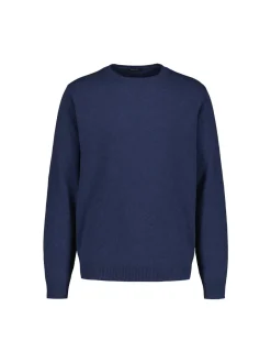 Miesten Neule CREW FINE MERINO WOOL MADE IN ITALY Indigo>Sinnuu Best