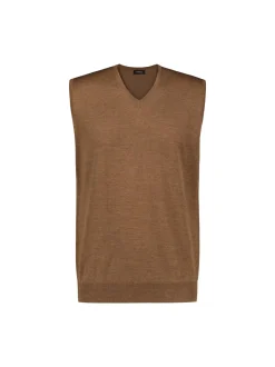 Miesten Neuleliivi Merino Vest V-Neck>Sinnuu Outlet