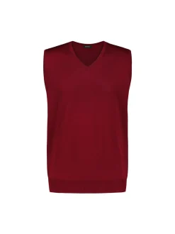 Miesten Neuleliivi Merino Vest V-Neck>Sinnuu New