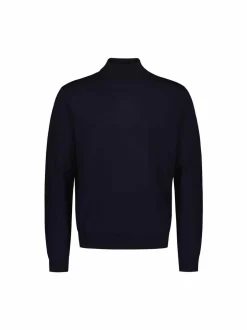Miesten Neulepoolo MERINO ROLL NECK, MADE IN ITALY>Sinnuu Online