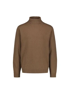 Miesten Neulepoolo ROLLNECK FINE MERINO WOOL MADE IN ITALY>Sinnuu Clearance