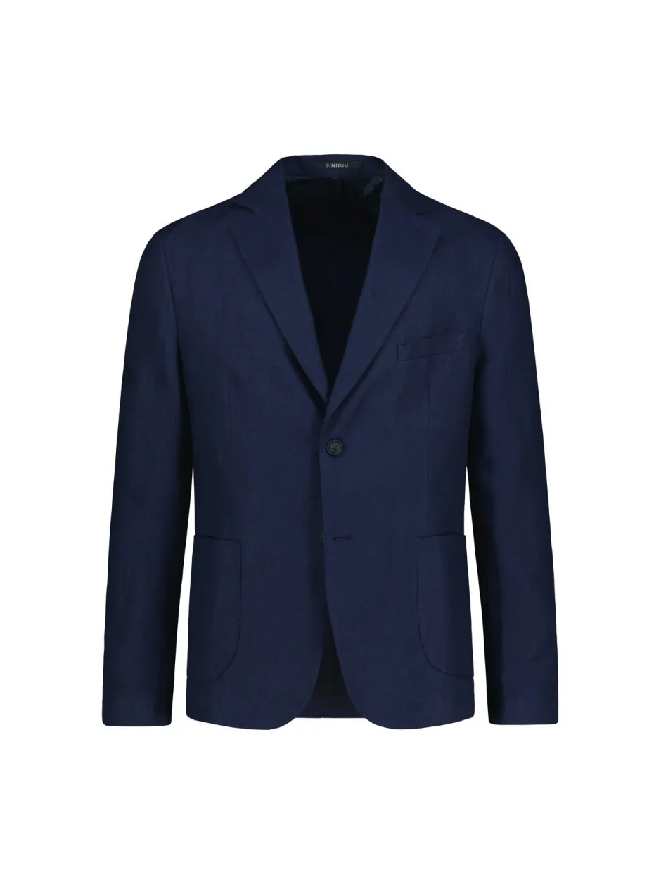 miesten pellavableiseri, LINEN BLAZER MADE IN ITALY>Sinnuu Discount