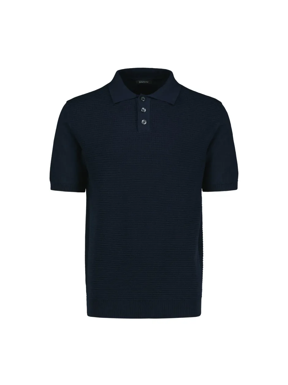 miesten pikeepaita, KNITTED POLO MADE IN ITALY>Sinnuu Discount