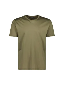 Miesten T-paita PACO LUXORY MODAL MADE IN ITALY Armeijanvihreä>Sinnuu Discount