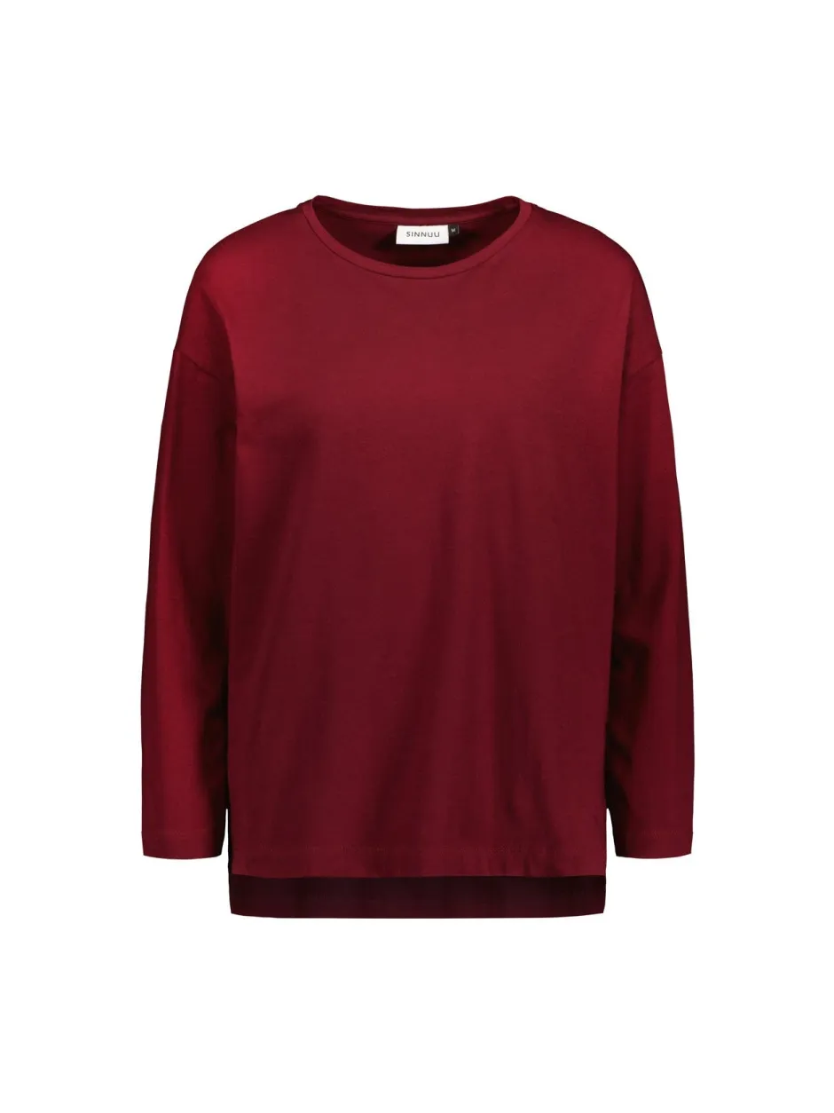 Naisten Paita Overshirt T-Shirt LS>Sinnuu Hot