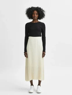 SLFALEXIS MW MIDI SKIRT B NOOS><noscript><img width=