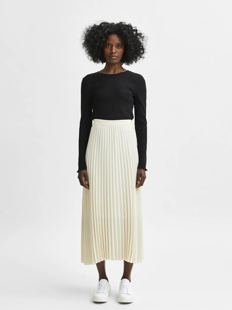 SLFALEXIS MW MIDI SKIRT B NOOS>Selected Femme Outlet
