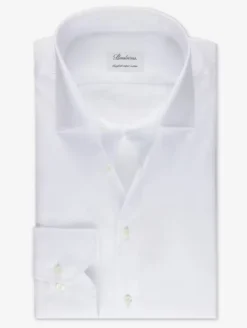 Miesten Kauluspaita, SLIM LINE TWO FOLD SUPER COTTON SHIRT>Stenströms Outlet