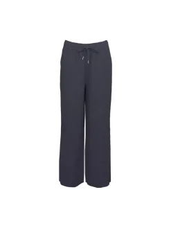 naisten pellavahousut, ELVI LINEN PANTS 74CM>S.T.I