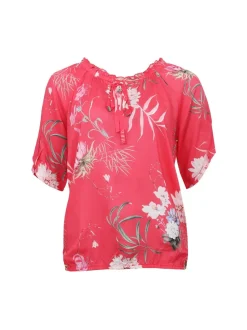 Naisten Pusero KADY BLOUSE 64CM Punainen Kuosi>S.T.I Clearance