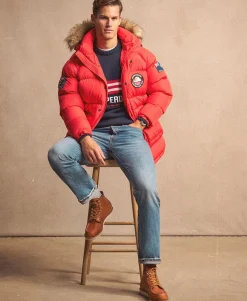 Miesten Parkatakki, Everest Longline Baffled Parka>Superdry New