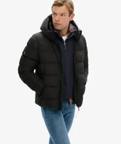 Miesten Talvitakki, Hooded Sports Puffer Jacket>Superdry Online