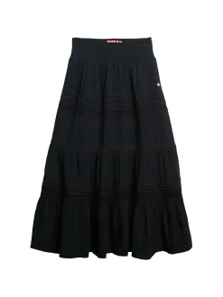 naisten hame, Ibiza Lace Mix Maxi Skirt>Superdry New