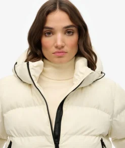 naisten takki Hooded Sports Puffer Jacket,><noscript><img width=