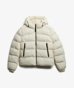 naisten takki Hooded Sports Puffer Jacket,><noscript><img width=