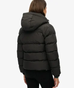 naisten takki Hooded Sports Puffer Jacket,><noscript><img width=