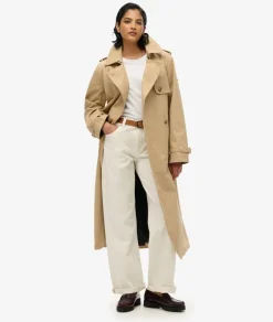 naisten trenssi Classic Trench Jacket,>Superdry Clearance