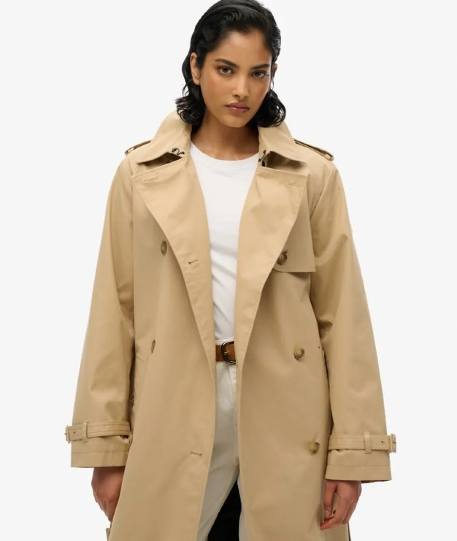 naisten trenssi Classic Trench Jacket,>Superdry Clearance