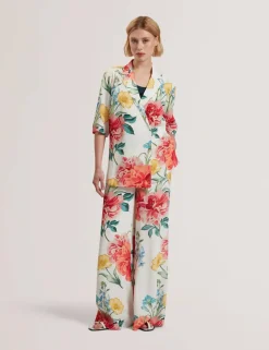 naisten bleiseri, NYMPHA Printed Short Sleeve Blazer><noscript><img width=