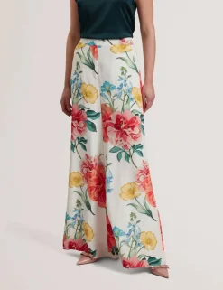 naisten housut, NYMPHAT Printed Trouser>Ted Baker Sale