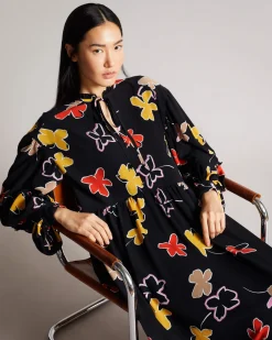 Naisten Mekko YVIEE MIDI OVERSIZE DRESS><noscript><img width=