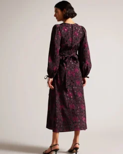 Naisten Midimekko, MERLISA DRESS Punainen Kuosi>Ted Baker Best