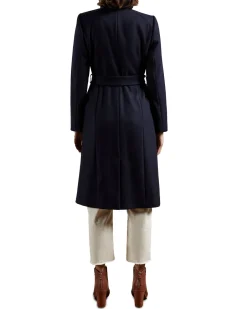 Naisten Villakangastakki, Rose Midi Wool Wrap Coat>Ted Baker