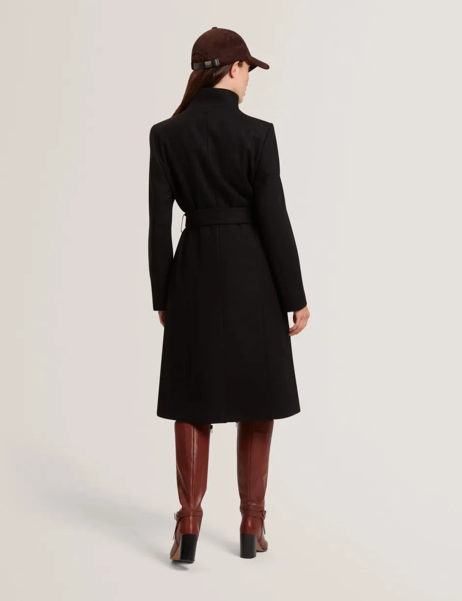 naisten villakangastakki, ROSE MID LENGHT BELTED WOOL COAT>Ted Baker Online
