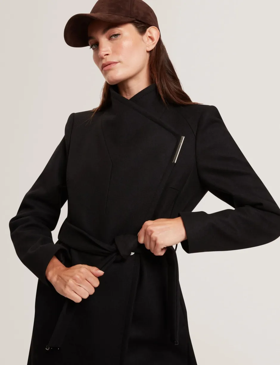 naisten villakangastakki, ROSE MID LENGHT BELTED WOOL COAT>Ted Baker Online