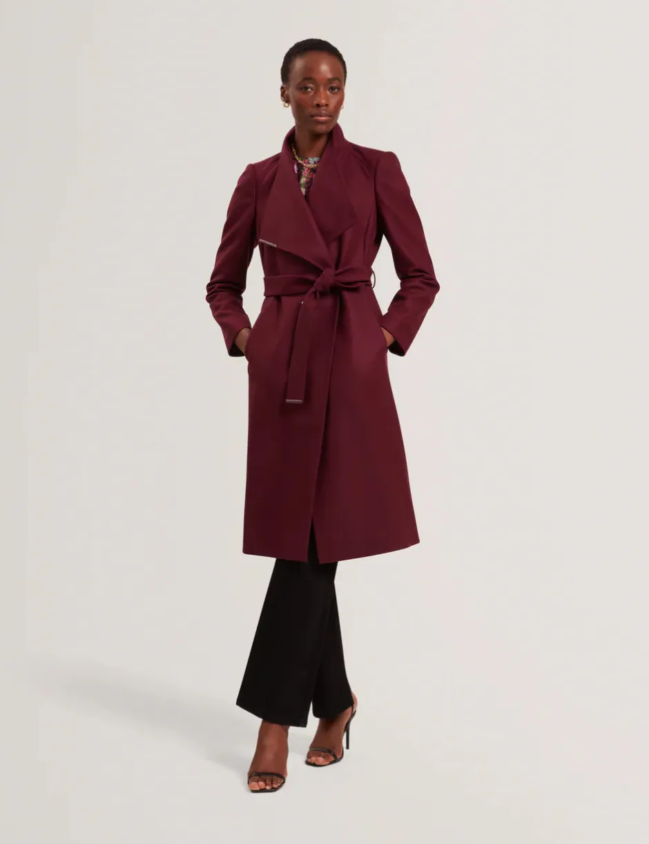Rose Mid Length Belted Wool Wrap Coat,>Ted Baker Sale