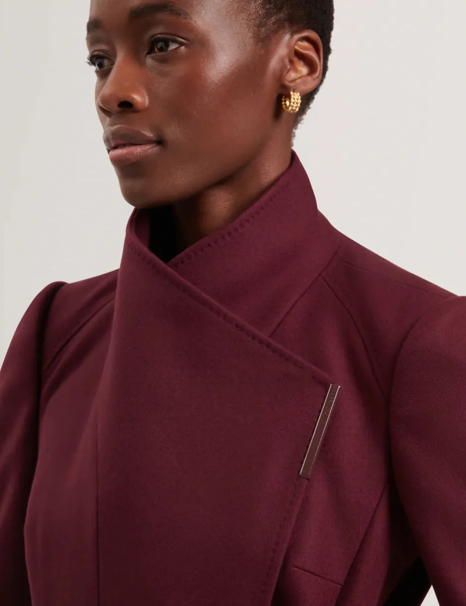 Rose Mid Length Belted Wool Wrap Coat,>Ted Baker Sale