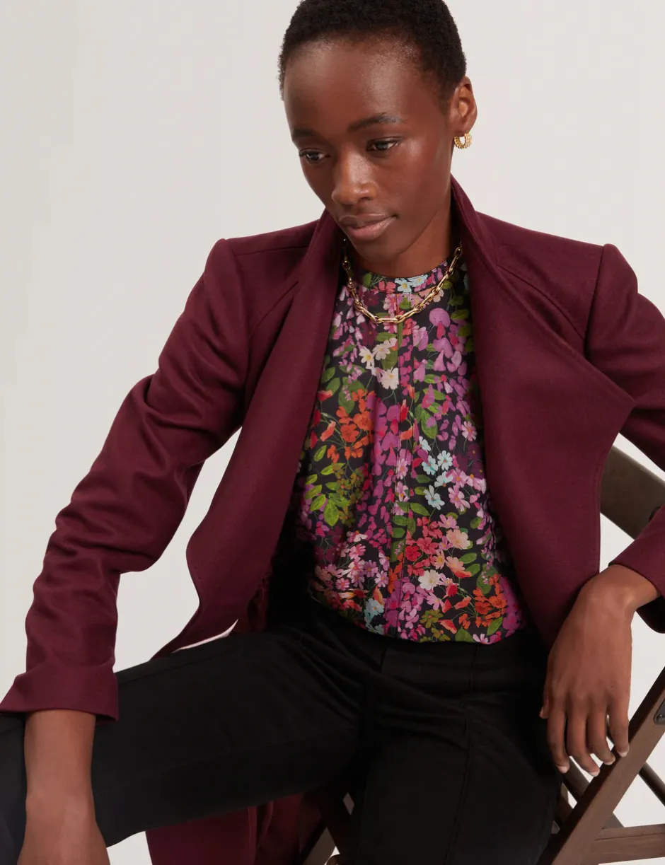 Rose Mid Length Belted Wool Wrap Coat,>Ted Baker Sale