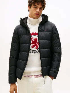 mieesten takki, MID WEIGHT HOODED JACKET>Tommy Hilfiger Clearance