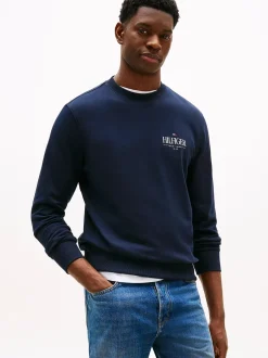 miesten collegepaita, HILFIGER STACKED SWEATSHIRT>Tommy Hilfiger Online