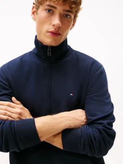 miesten college Essential Fleece Stand Collar,>Tommy Hilfiger Online