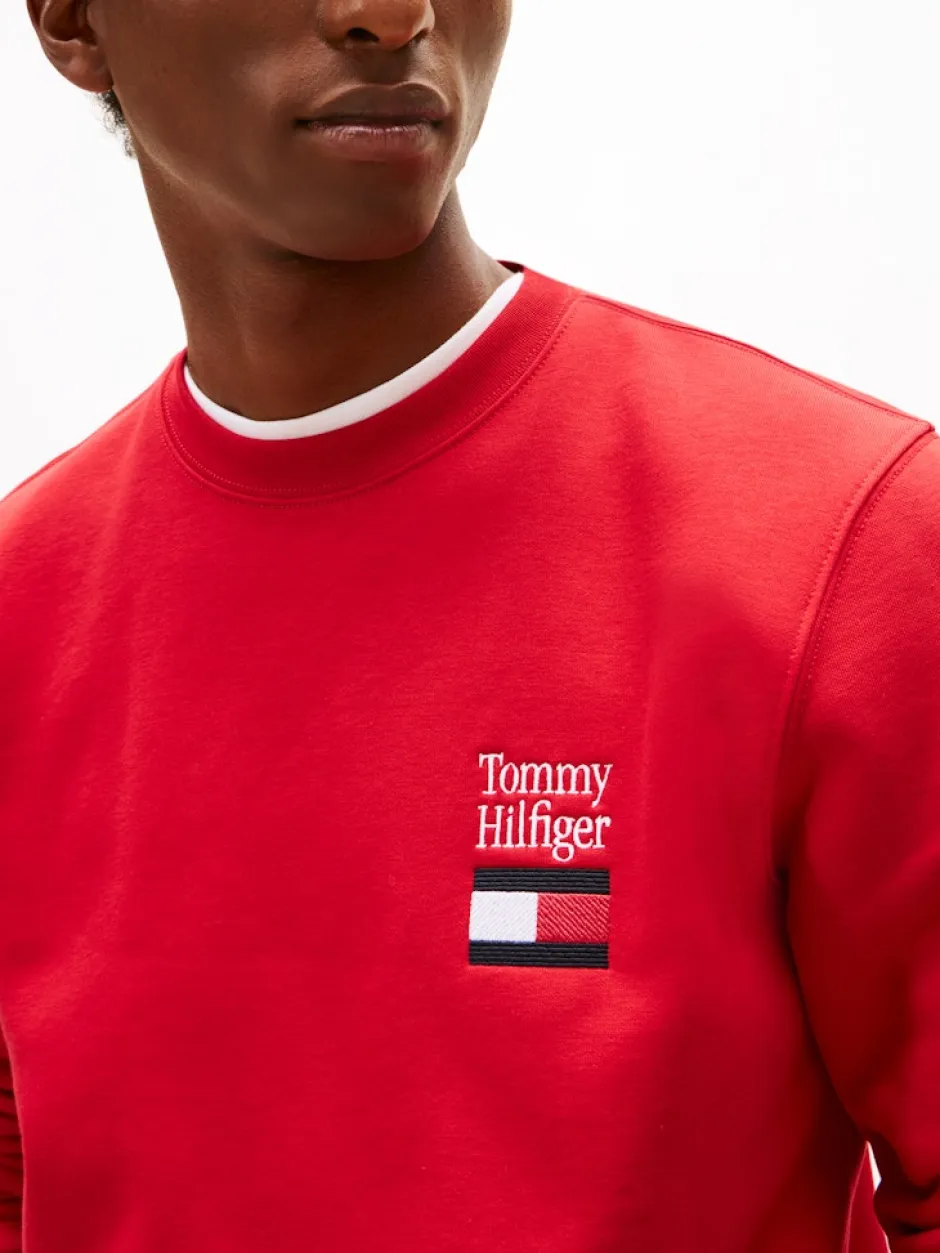 miesten collegepaita Tommy Ebro Flag Sweatshirt,>Tommy Hilfiger Sale
