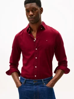 miesten flanellipaita, FLEX FLANNEL SOLID RF SHIRT>Tommy Hilfiger Sale