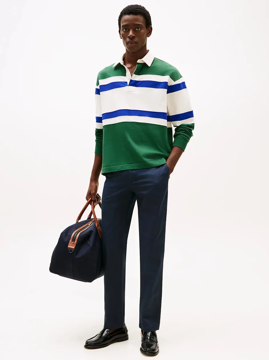 miesten housut, DENTON PRINTED STRUCTURE CHINO>Tommy Hilfiger Outlet