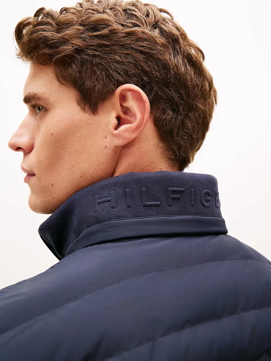 miesten hybriditakki Mix Media Hooded Zip,>Tommy Hilfiger Sale