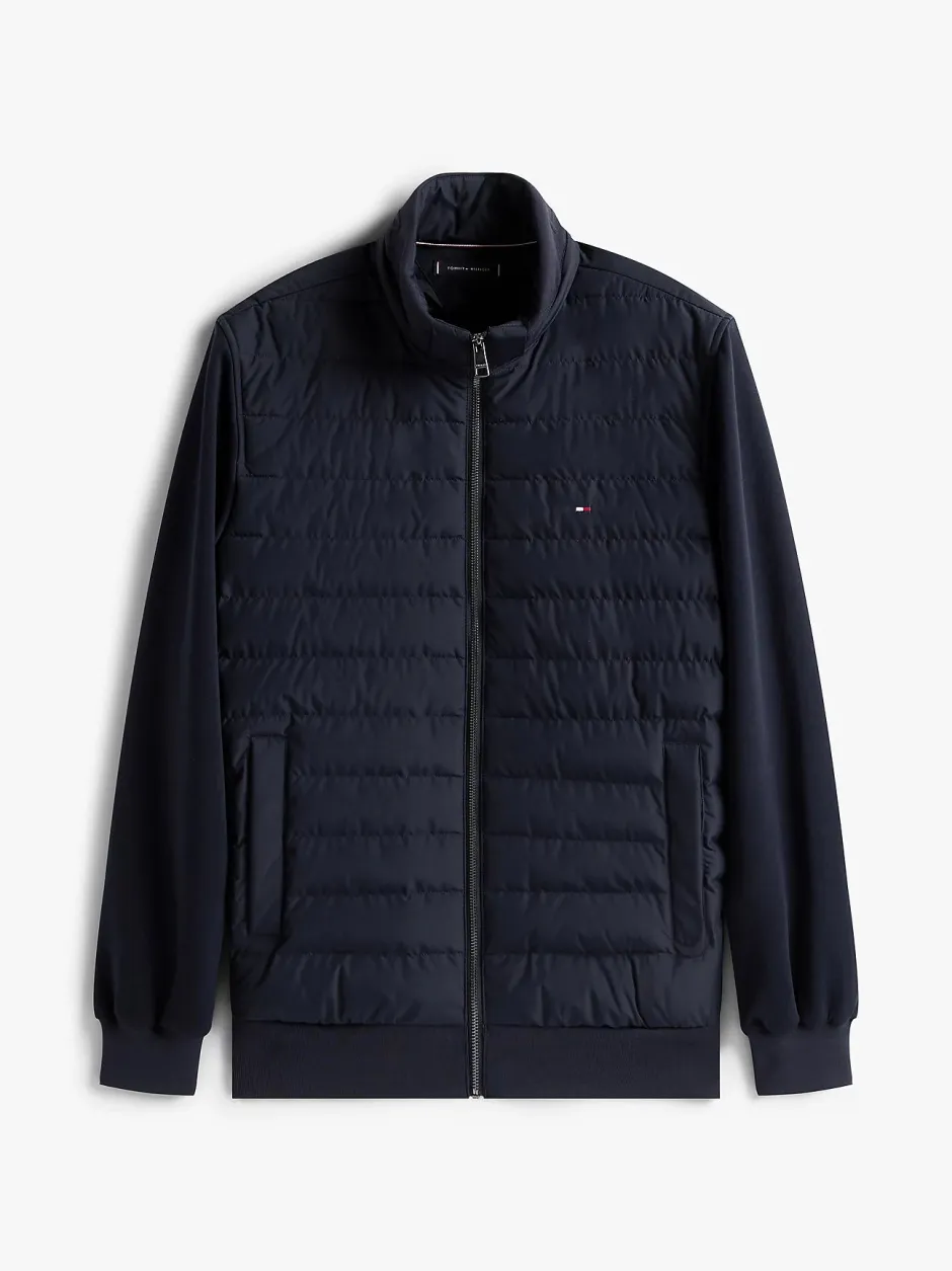 miesten hybriditakki Mix Media Hooded Zip,>Tommy Hilfiger Sale