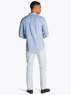 miesten kauluspaita, FLEX POPLIN MINI PRINT RFSHIRT>Tommy Hilfiger Clearance