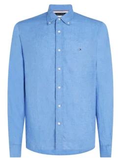 Miesten Kauluspaita, PIGMENT DYED LINEN SOLID><noscript><img width=