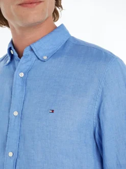 Miesten Kauluspaita, PIGMENT DYED LINEN SOLID><noscript><img width=