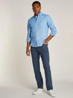 Miesten Kauluspaita, FLEX POPOLIN FAKE SOLID RF><noscript><img width=