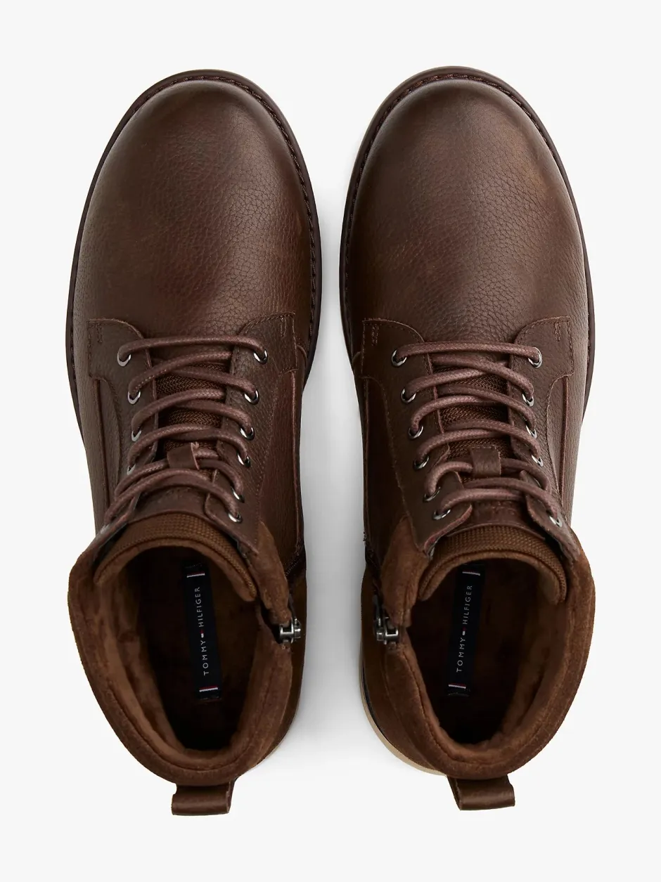 miesten kengät, CORPORATE W LEATHER LACE BOOT>Tommy Hilfiger Best