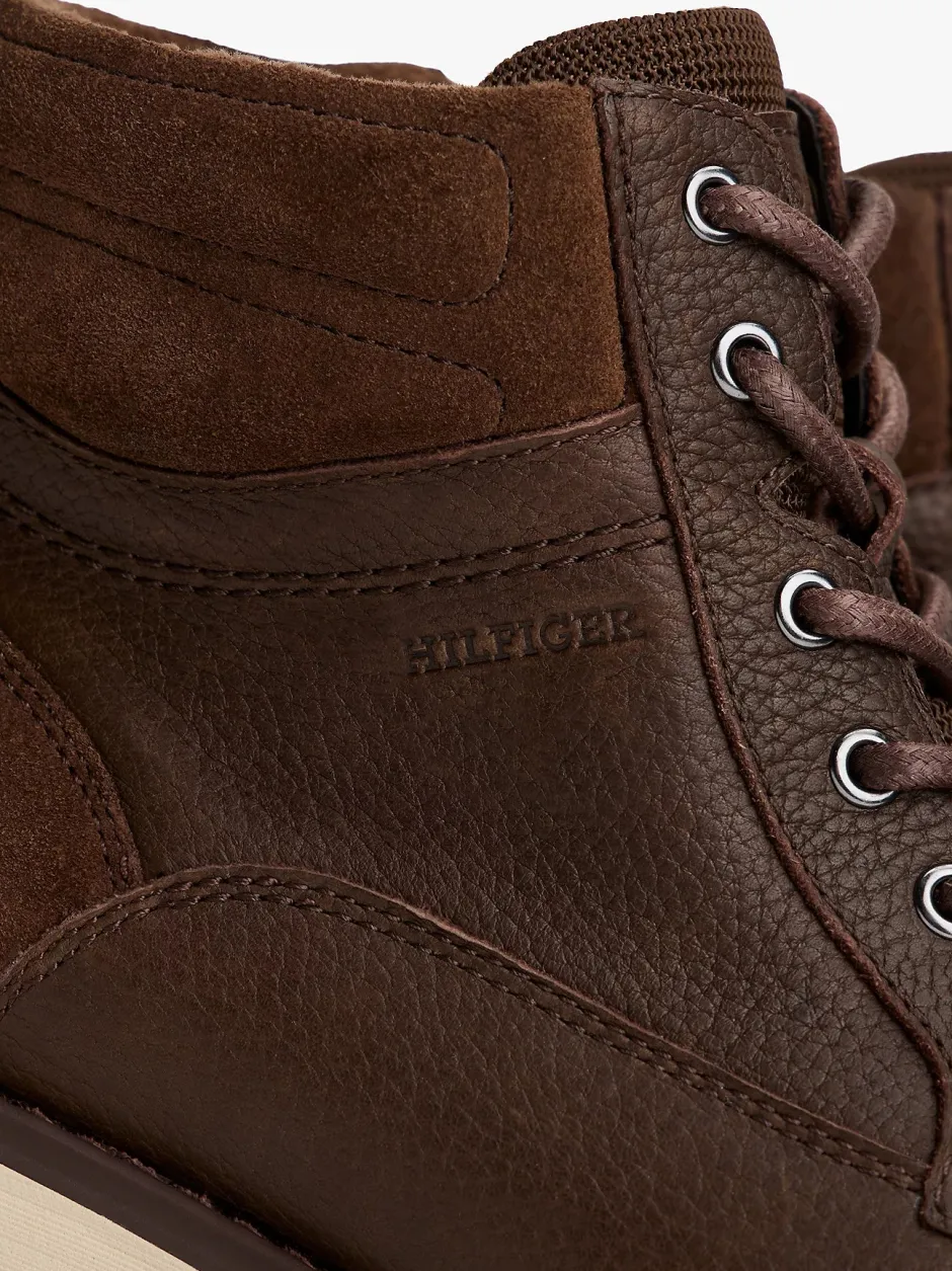 miesten kengät, CORPORATE W LEATHER LACE BOOT>Tommy Hilfiger Best