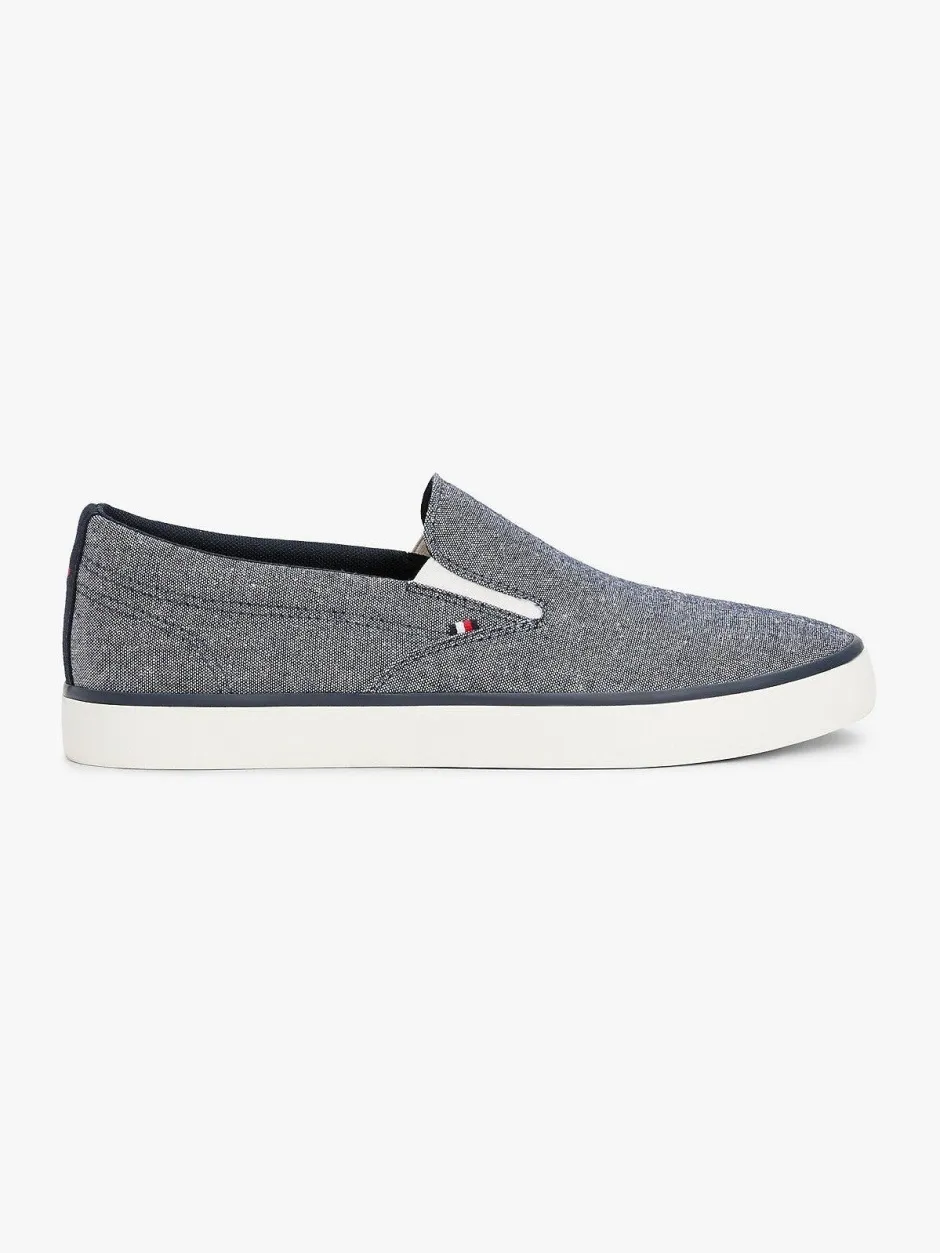 miesten lenkkarit, TH HI VULC LOW SLIP ON>Tommy Hilfiger Online