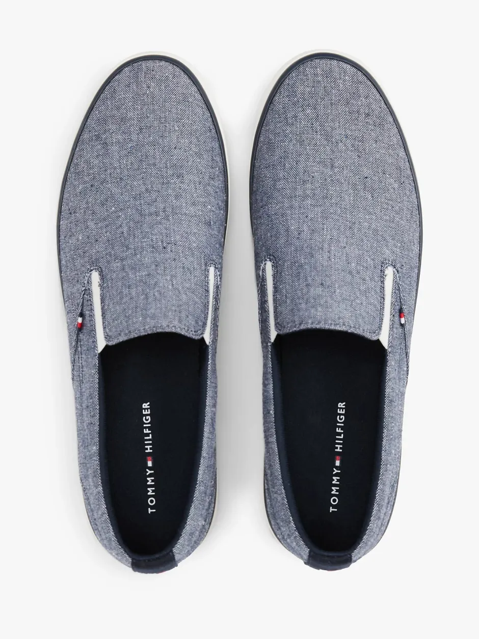 miesten lenkkarit, TH HI VULC LOW SLIP ON>Tommy Hilfiger Online